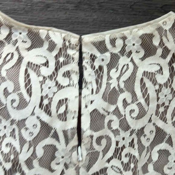 Loft Lace Sleeveless Dress Size 14 - Picture 6 of 7